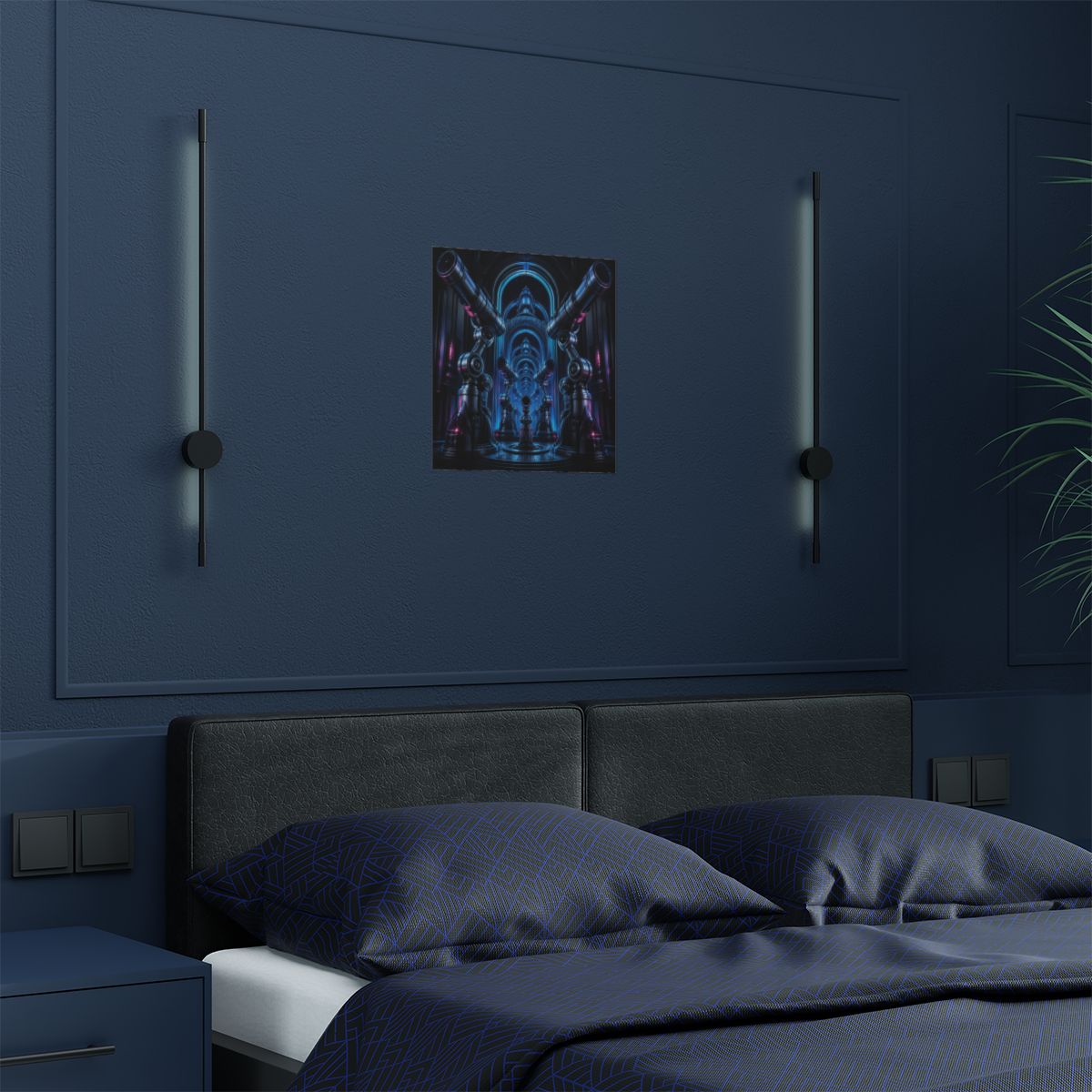 Signal Orchard KOSVYRE art print product mockup, detail view