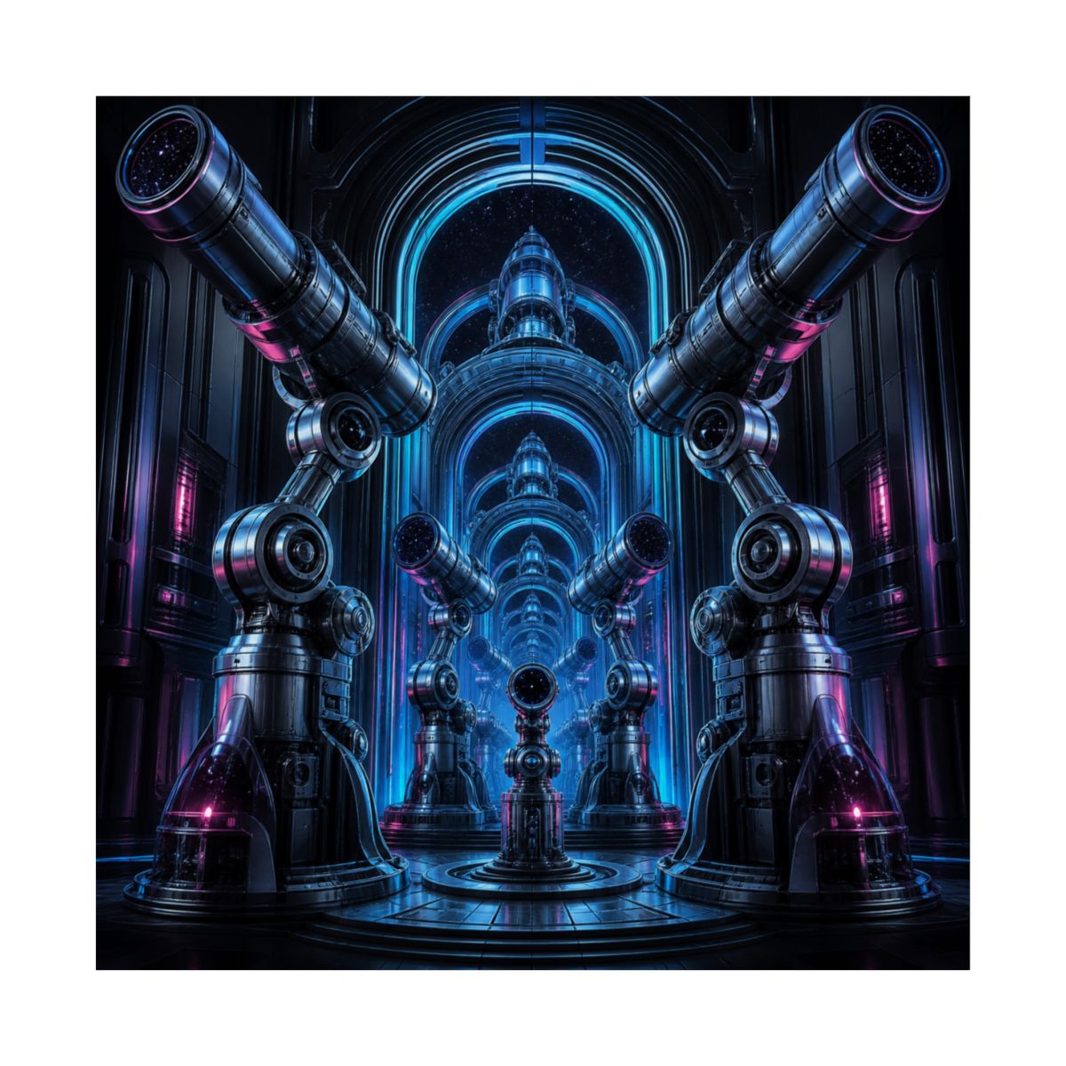 Signal Orchard KOSVYRE art print product mockup, front view