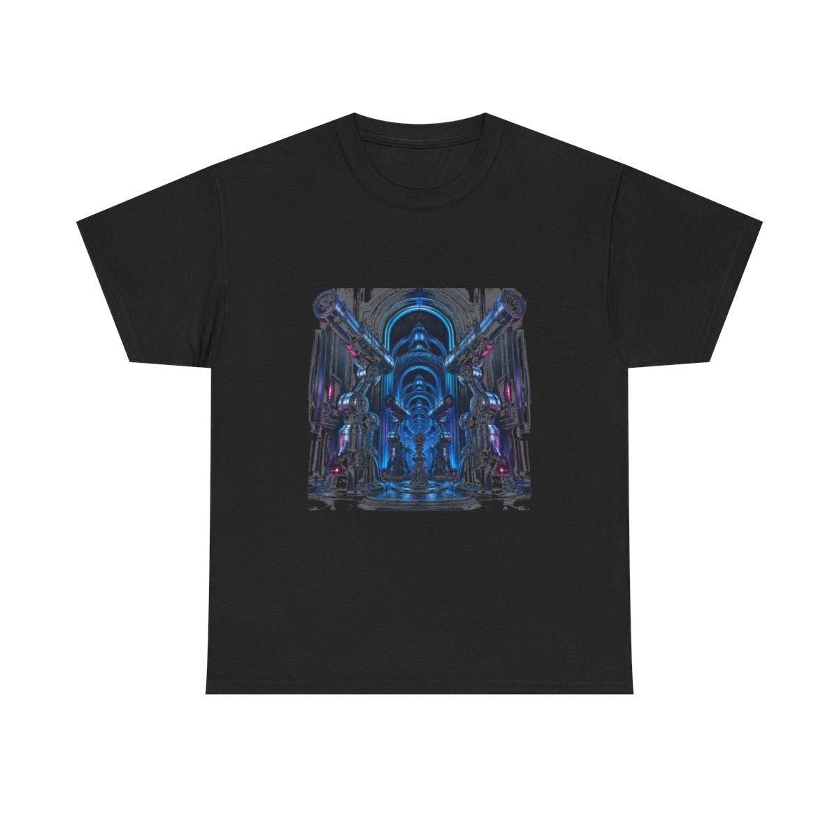 Signal Orchard KOSVYRE graphic tee product mockup, front view