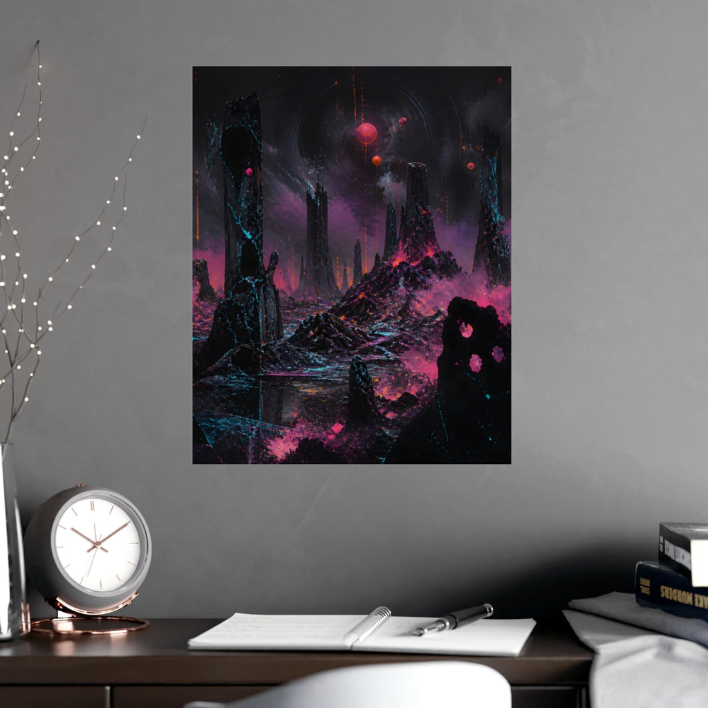 Signal Salt Ruins KOSVYRE poster product mockup, alternate view