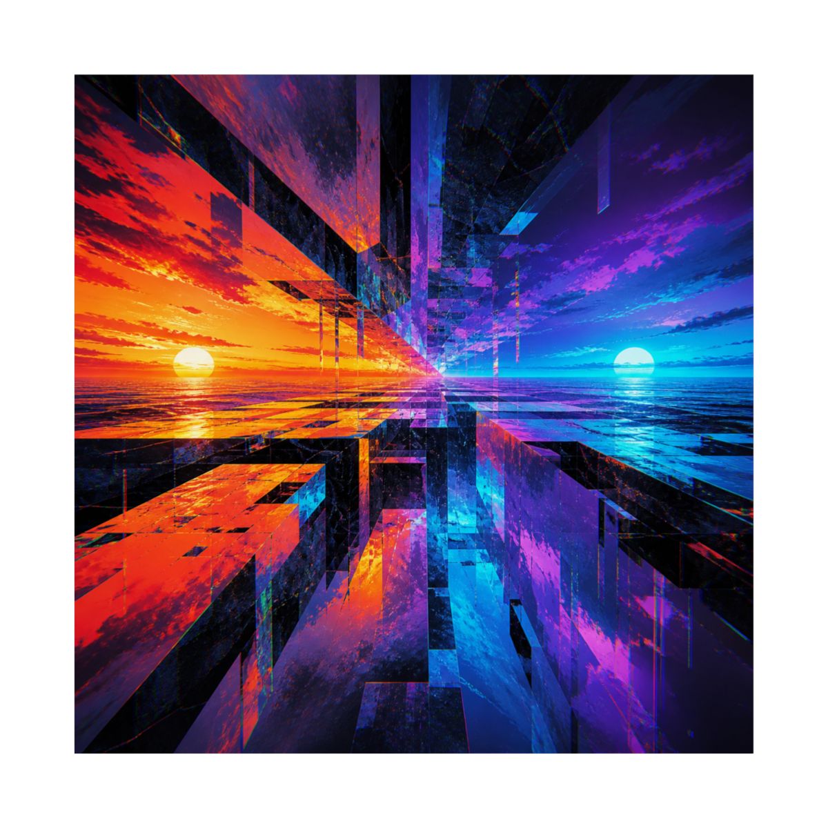 Silt of the Future KOSVYRE art print product mockup, front view