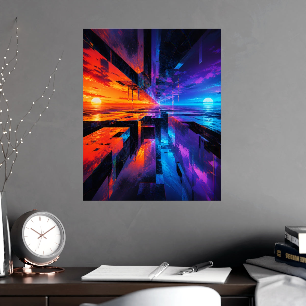 Silt of the Future KOSVYRE poster product mockup, alternate view