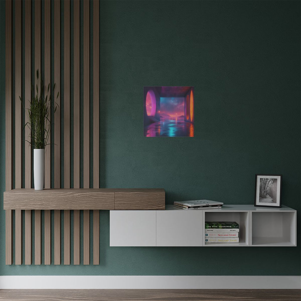 Soft Exit Under Rain KOSVYRE art print product mockup, alternate view