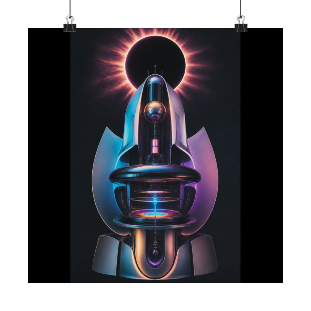 Soft Machine Eclipse KOSVYRE art print product mockup, alternate front view