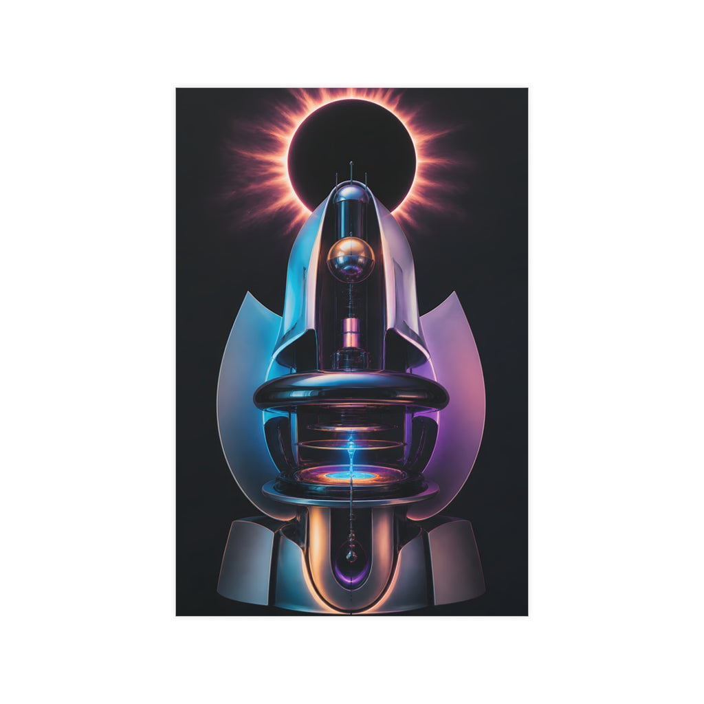 Soft Machine Eclipse KOSVYRE poster product mockup, front view