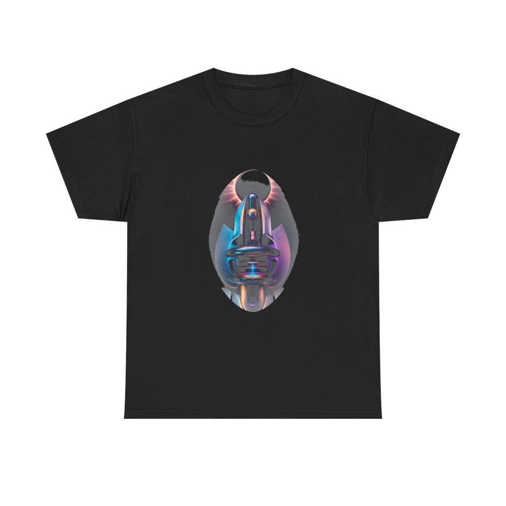 Soft Machine Eclipse KOSVYRE graphic tee product mockup, front view