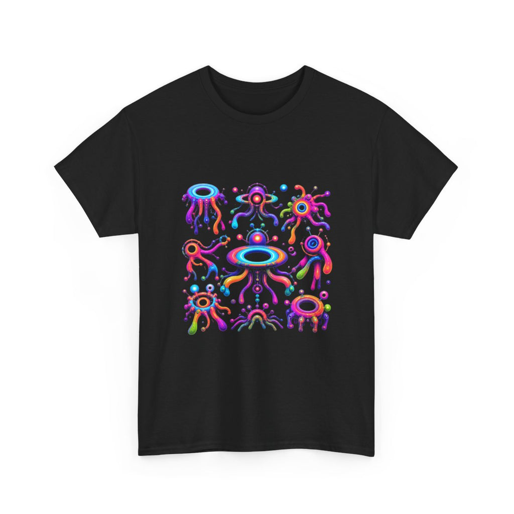 Soft Portal Zoology KOSVYRE graphic tee product mockup, alternate front view