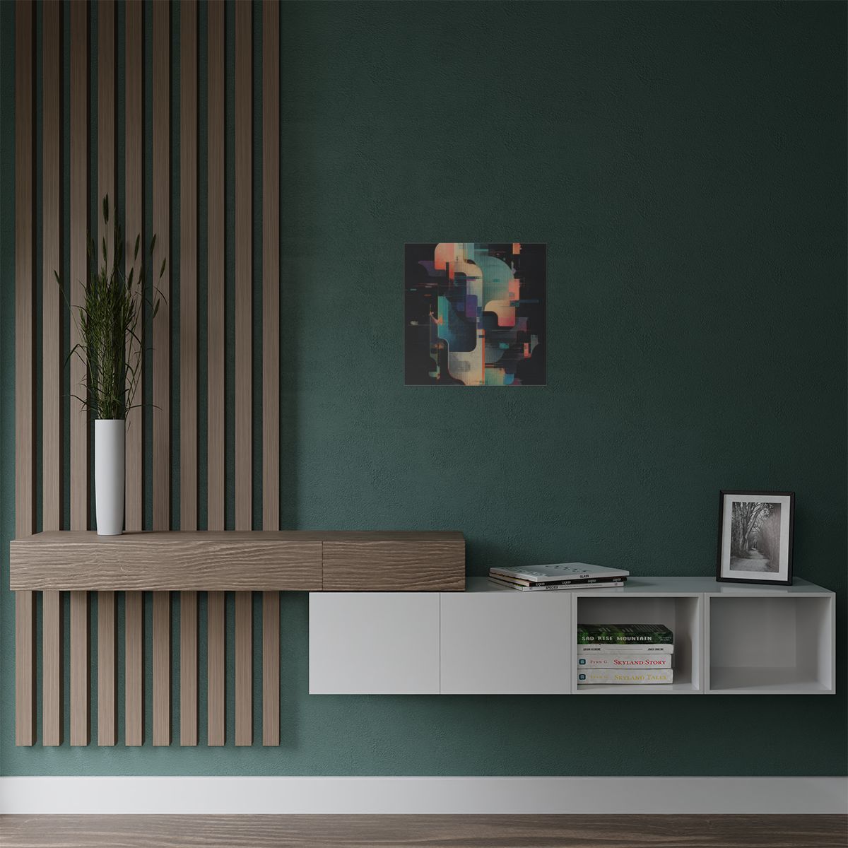 Soft Vector Ruin KOSVYRE art print product mockup, alternate view