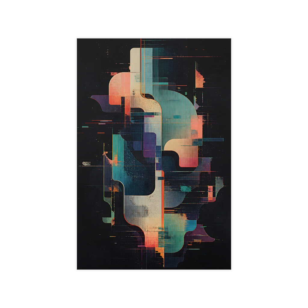 Soft Vector Ruin KOSVYRE poster product mockup, front view