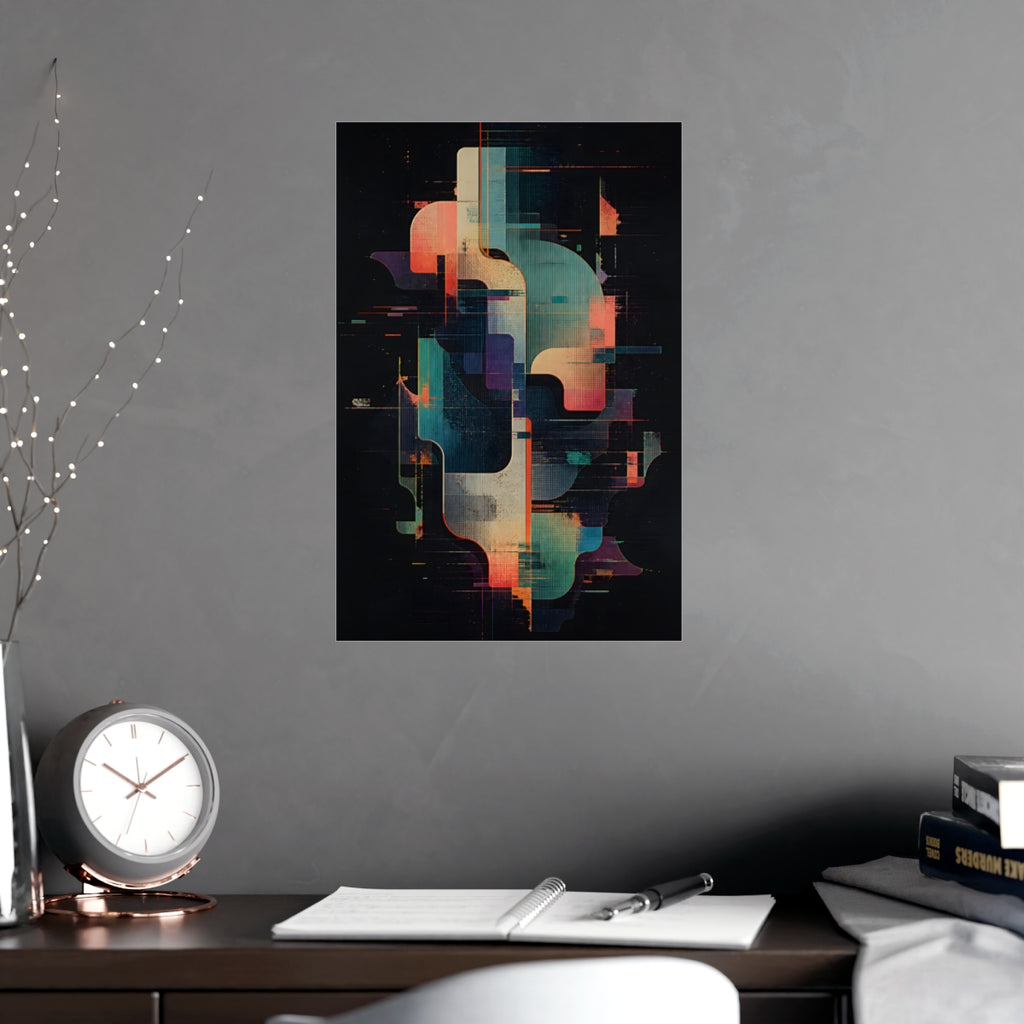 Soft Vector Ruin KOSVYRE poster product mockup, alternate view