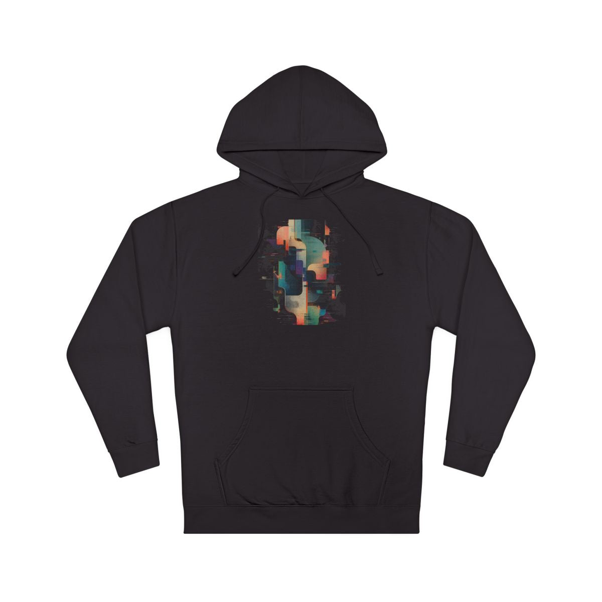 Soft Vector Ruin KOSVYRE hoodie product mockup, front view