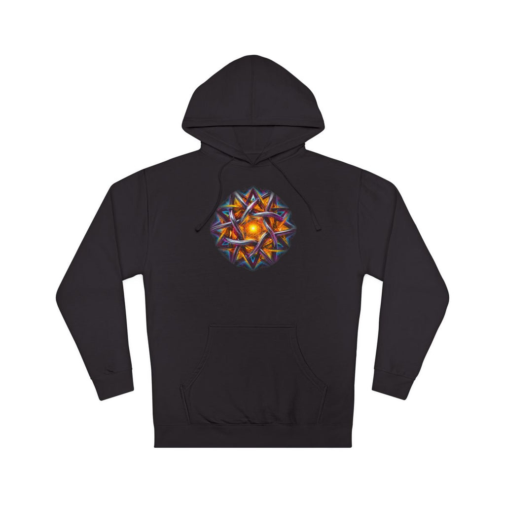 Solaris Knot KOSVYRE hoodie product mockup, front view