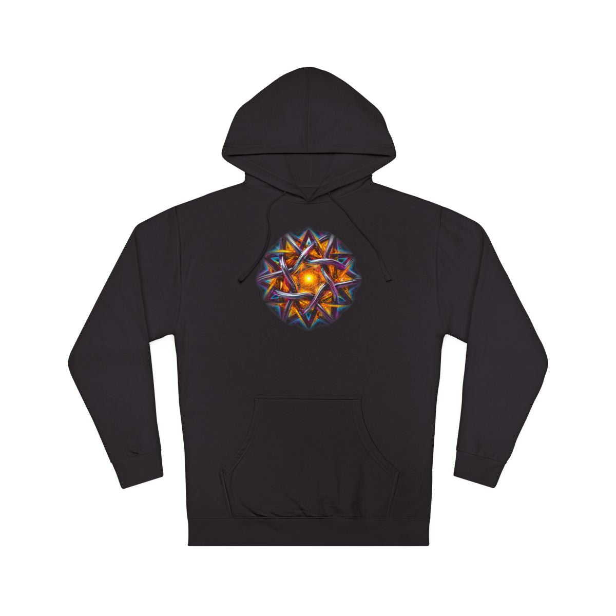 Solaris Knot KOSVYRE hoodie product mockup, front view