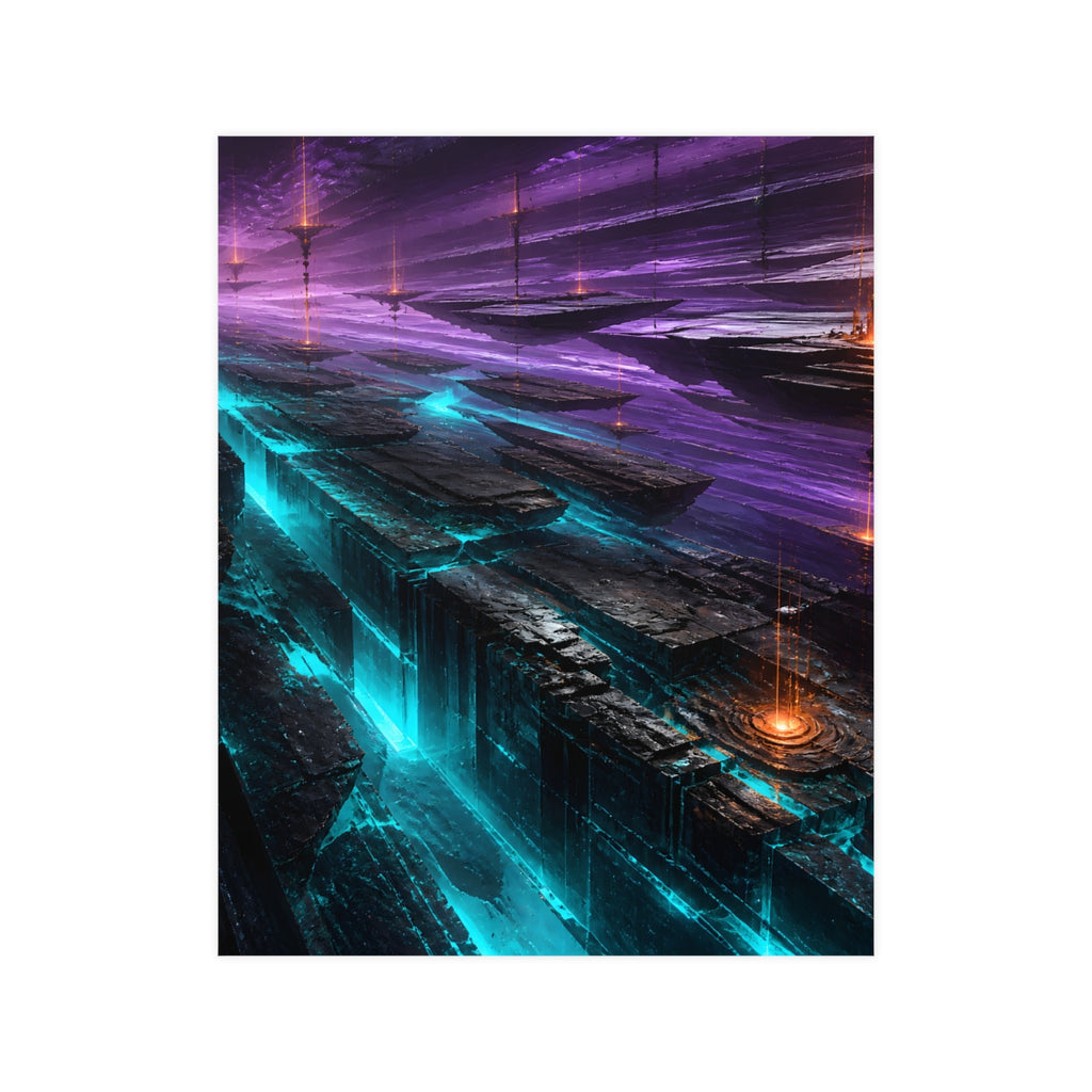 Substrate Meridian KOSVYRE poster product mockup, front view