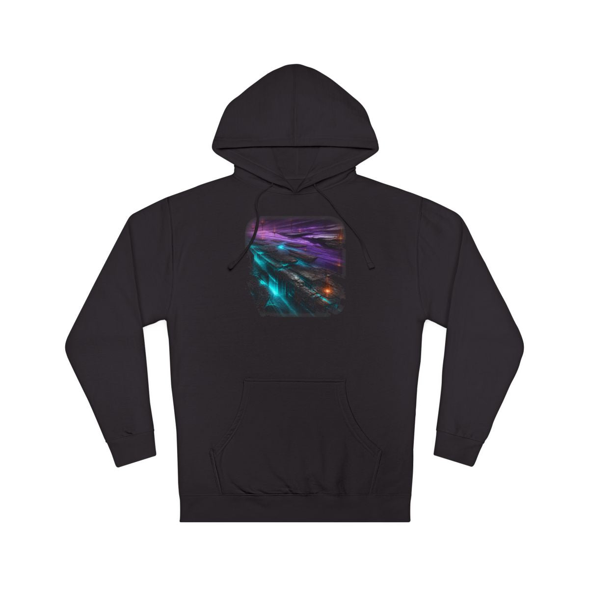 Substrate Meridian KOSVYRE hoodie product mockup, front view