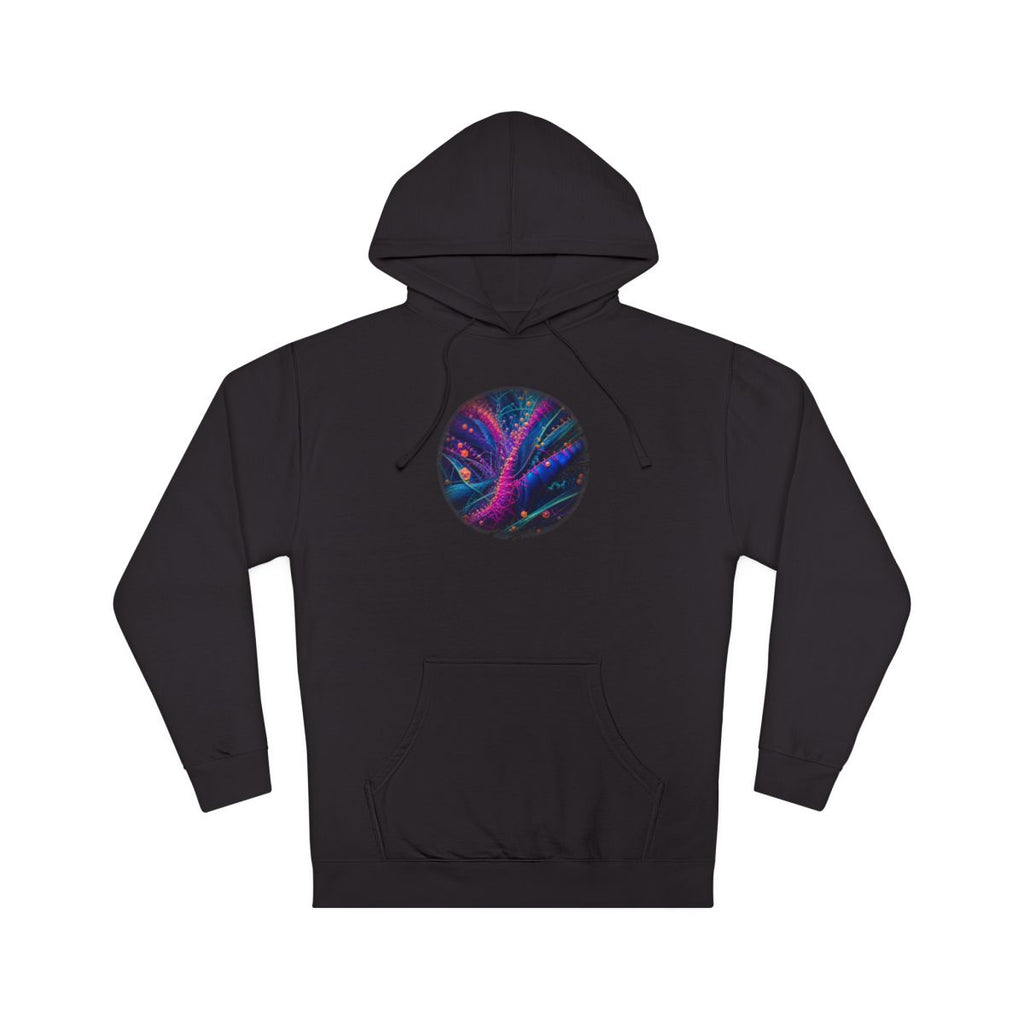 Suture Meadow Protocol KOSVYRE hoodie product mockup, front view