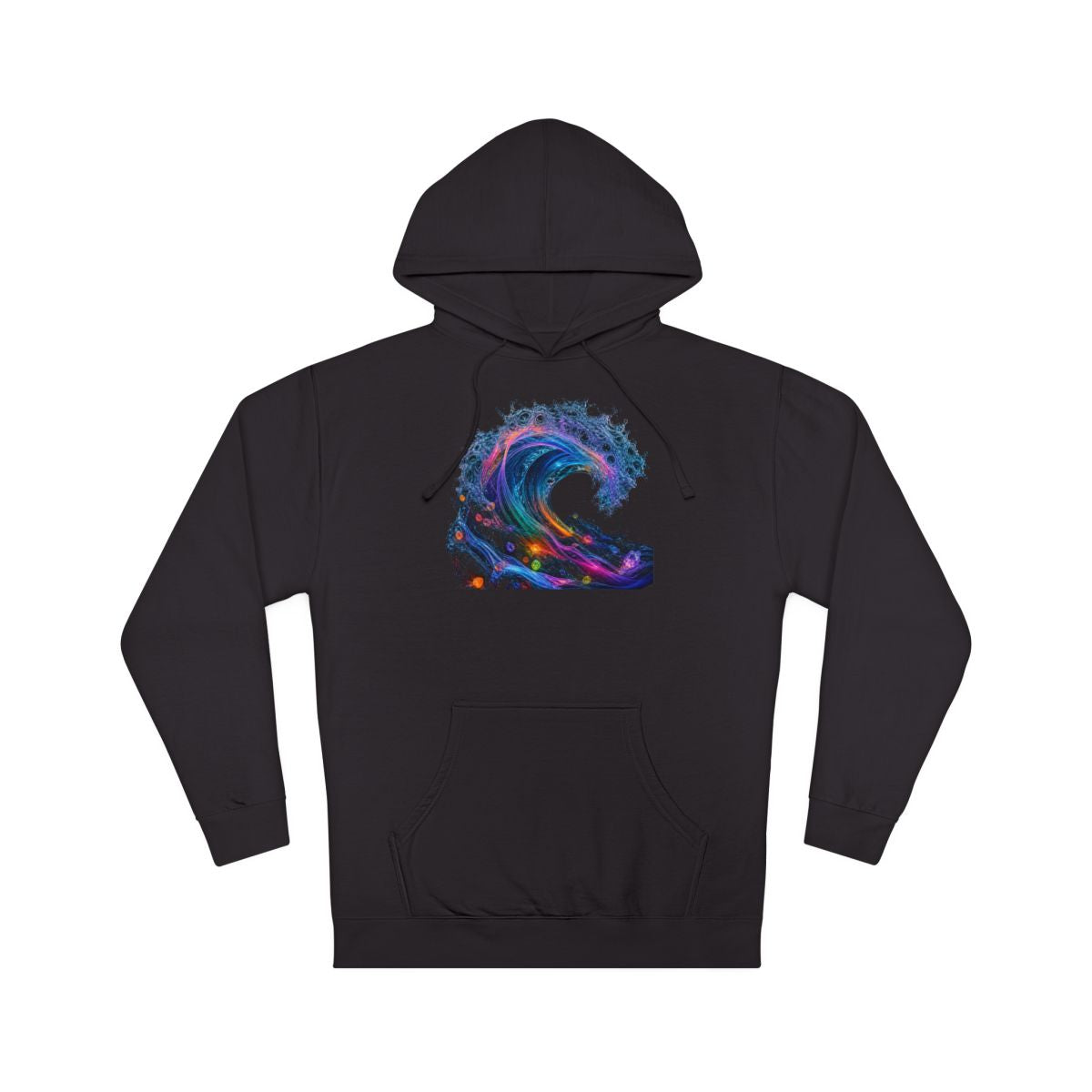 Synthetic Tide KOSVYRE hoodie product mockup, front view