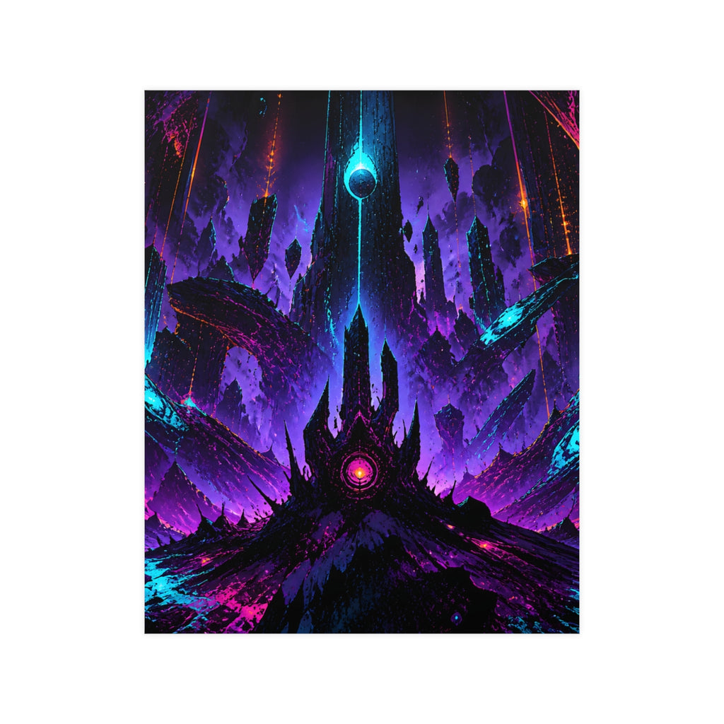 Terminal Bloom KOSVYRE poster product mockup, front view