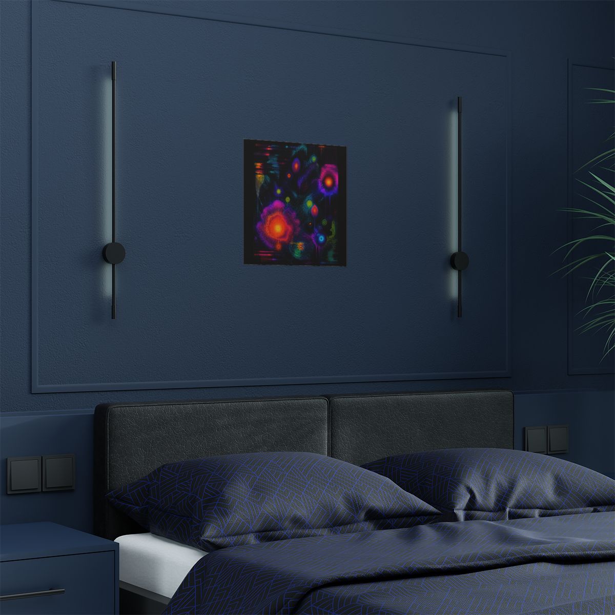 Thermal Bloom Archive KOSVYRE art print product mockup, detail view