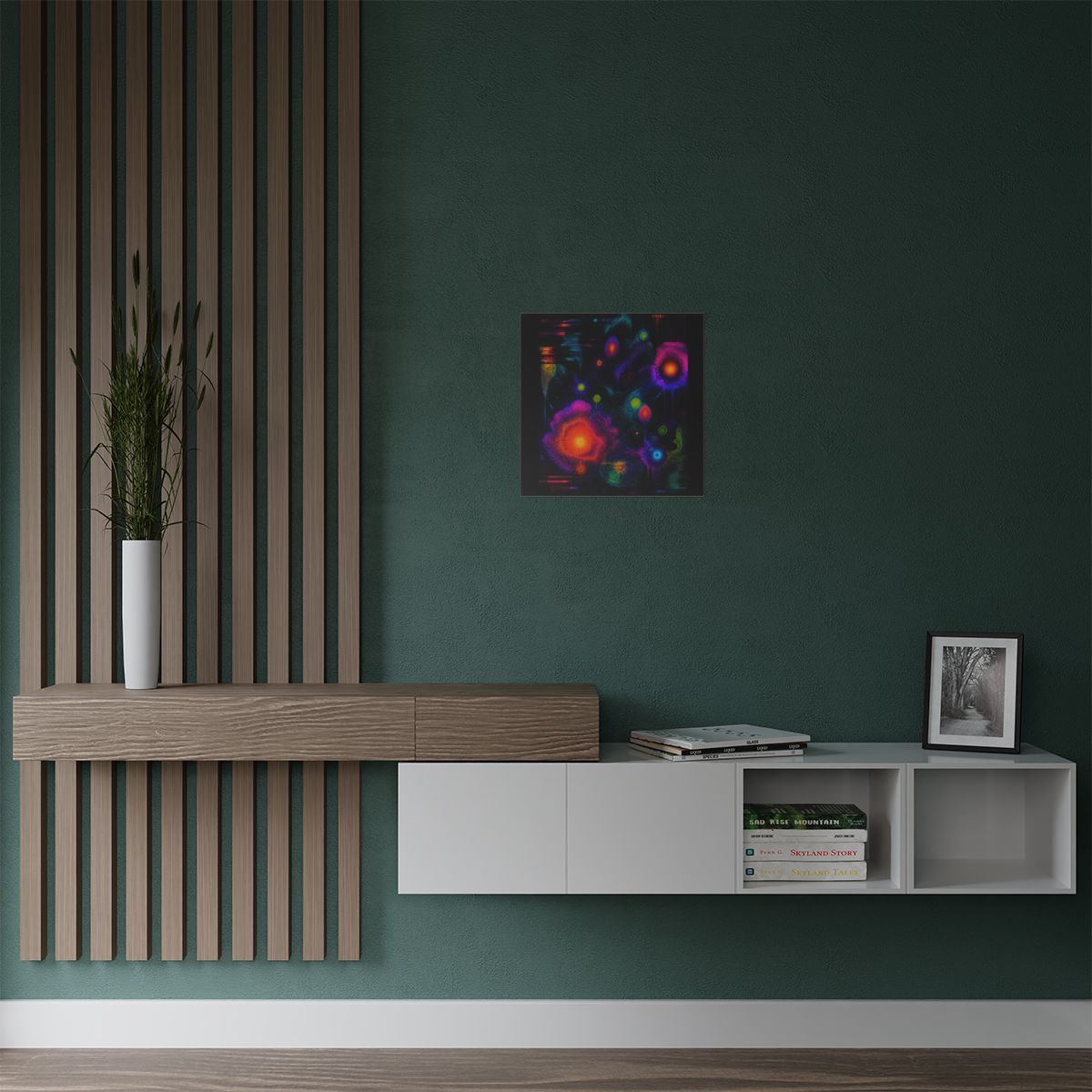 Thermal Bloom Archive KOSVYRE art print product mockup, alternate view