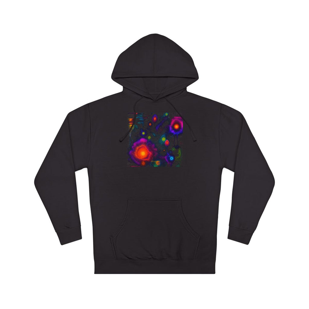 Thermal Bloom Archive KOSVYRE hoodie product mockup, front view