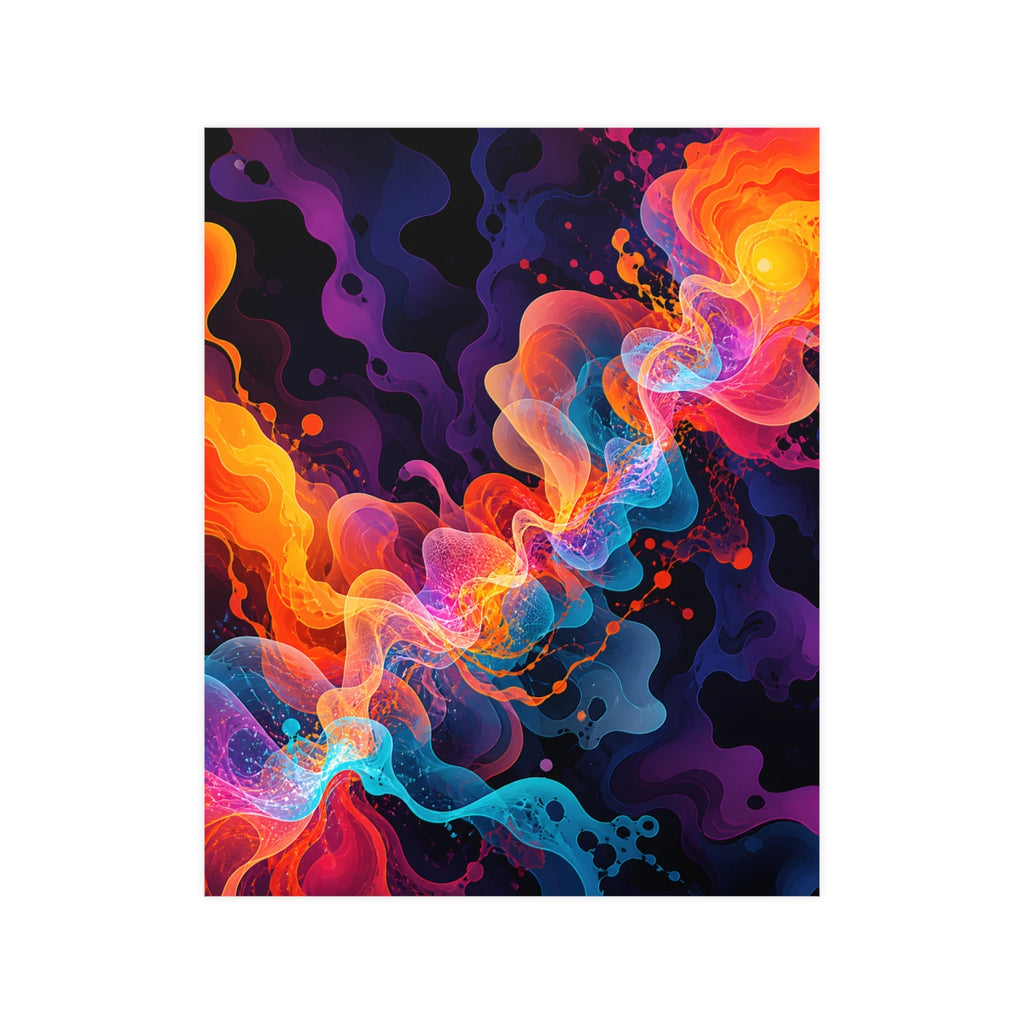 Thermal Bloom Relay KOSVYRE poster product mockup, front view