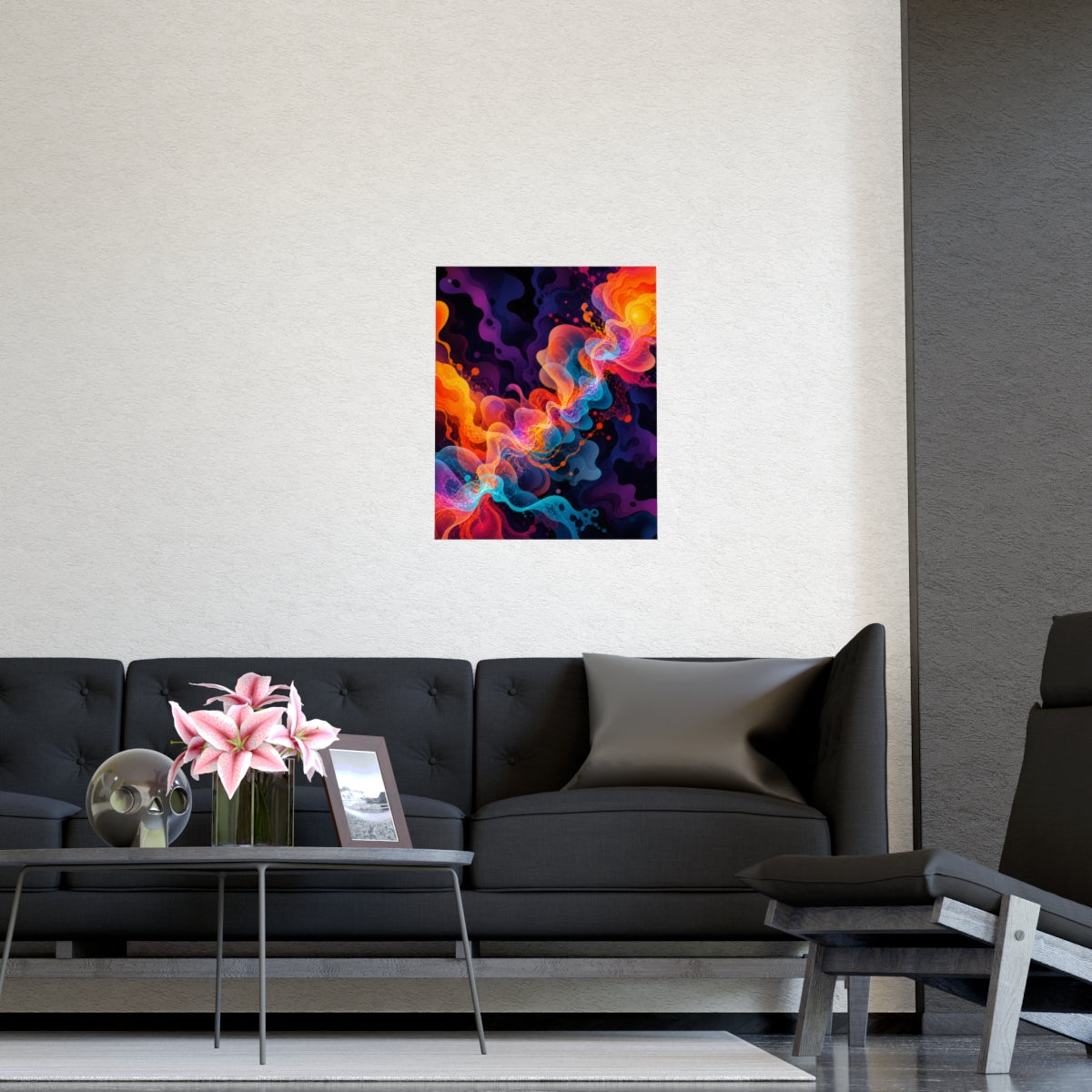 Thermal Bloom Relay KOSVYRE poster product mockup, detail view
