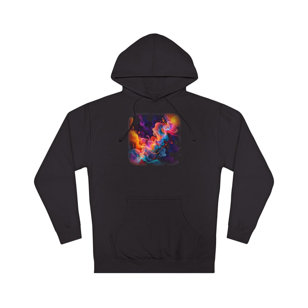 Thermal Bloom Relay KOSVYRE hoodie product mockup, front view