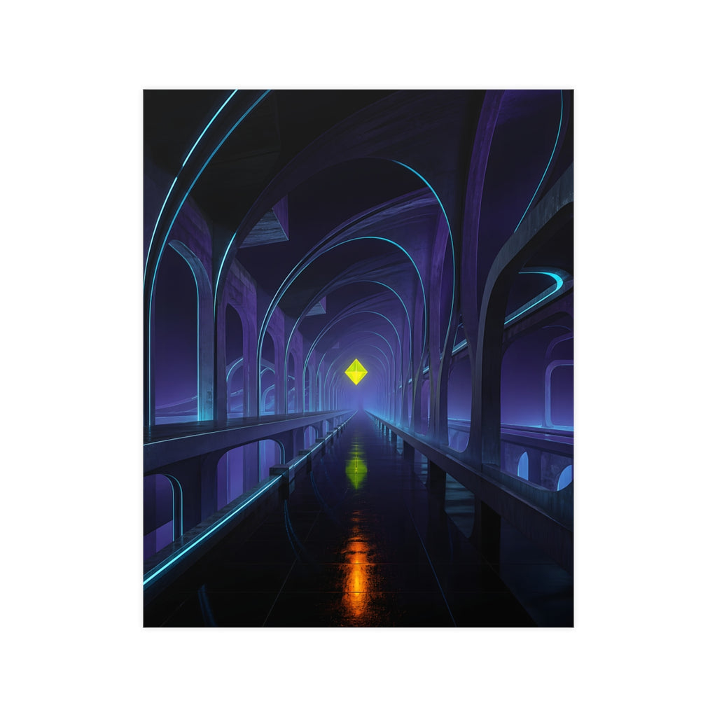 Transit of Zero KOSVYRE poster product mockup, front view