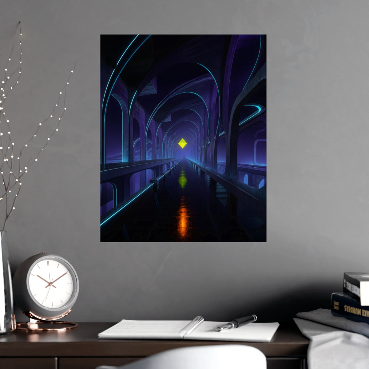 Transit of Zero KOSVYRE poster product mockup, alternate view
