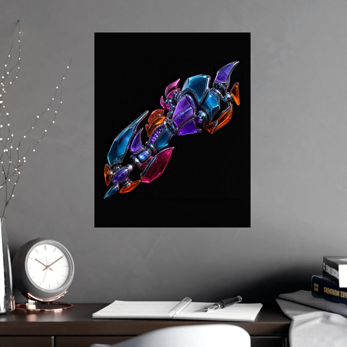 Translucent Knuckle Atlas KOSVYRE poster product mockup, alternate view