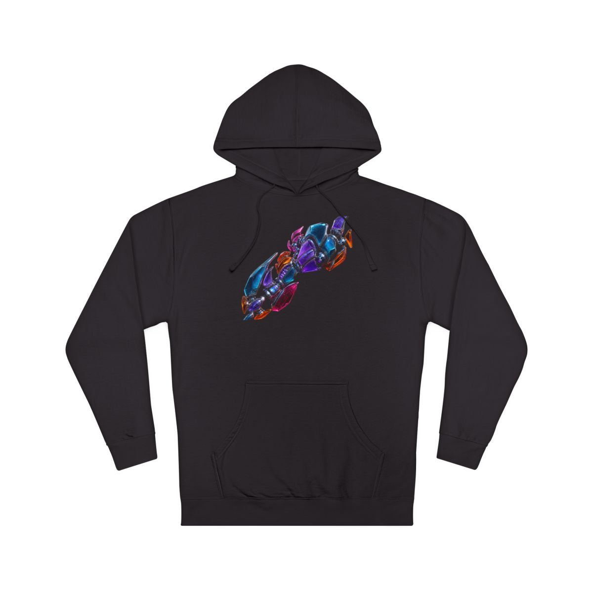 Translucent Knuckle Atlas KOSVYRE hoodie product mockup, front view