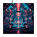Abyssal Theater original KOSVYRE art print displayed with binder clips