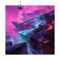 Afterimage Quarry original KOSVYRE art print displayed with binder clips