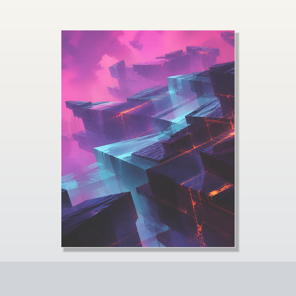 Afterimage Quarry original KOSVYRE poster shown on a clean unframed display