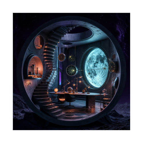 Analog Moon Bureau original KOSVYRE art print shown on a clean white display