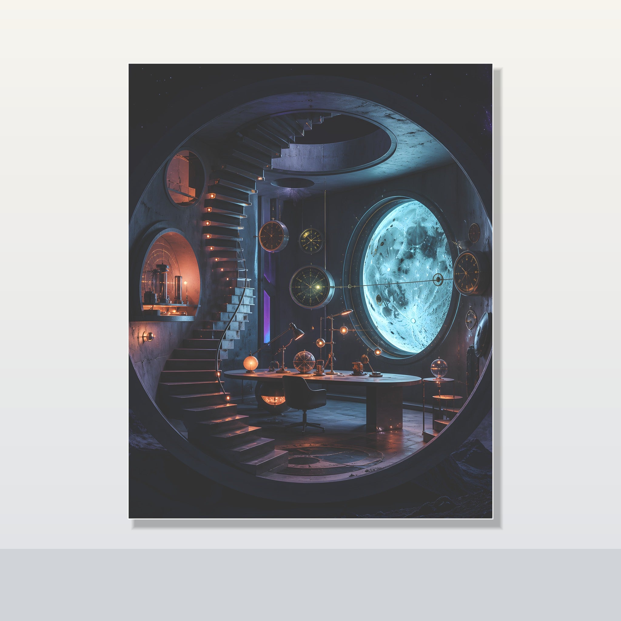 Analog Moon Bureau original KOSVYRE poster shown on a clean unframed display