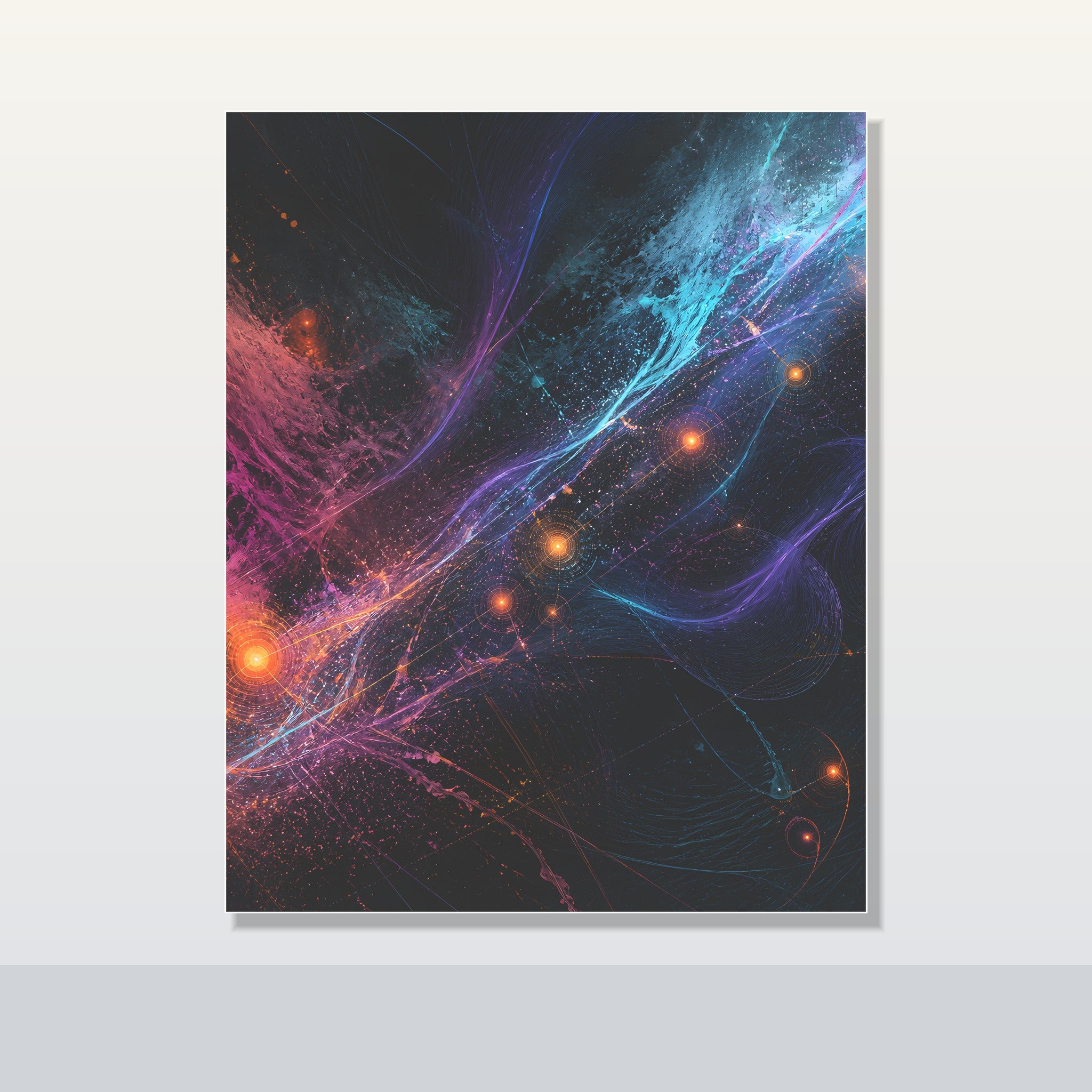 Aurora Relay Pollen original KOSVYRE poster shown on a clean unframed display