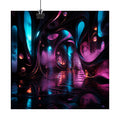 Blackwater Ribbon Hall original KOSVYRE art print displayed with binder clips