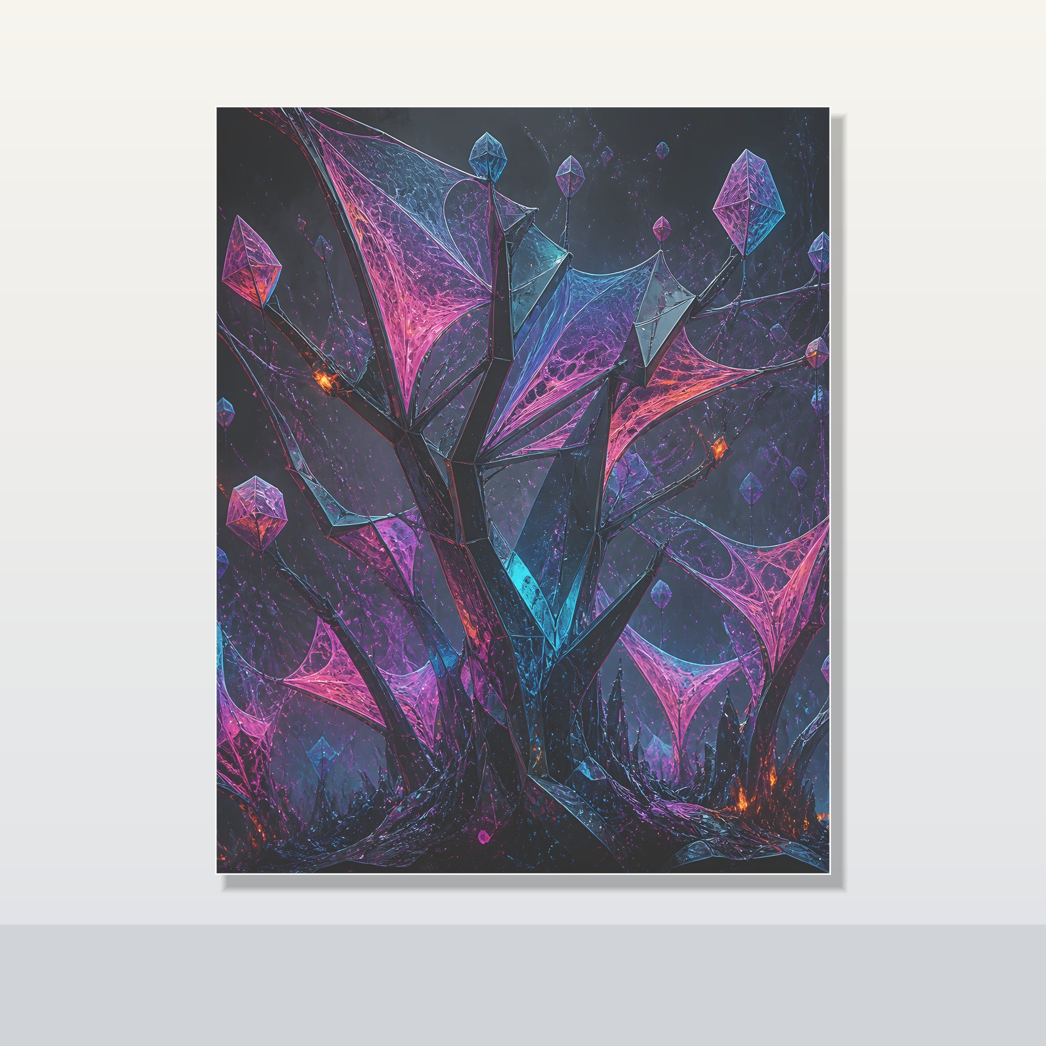 Catalyst Thicket original KOSVYRE poster shown on a clean unframed display