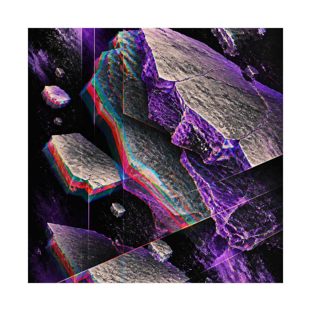Chromatic Afterimage Quarry original KOSVYRE art print shown on a clean white display