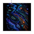 Chromatic Weather Ledger original KOSVYRE art print displayed with binder clips