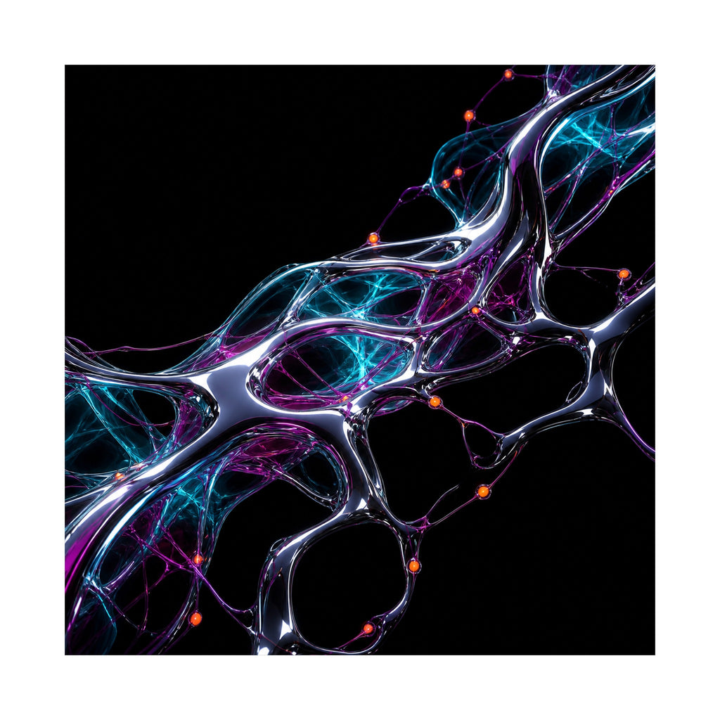 Chrome Root Equation original KOSVYRE art print shown on a clean white display