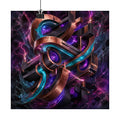Copper Static Device original KOSVYRE art print displayed with binder clips