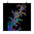Coral Logic Spread original KOSVYRE art print displayed with binder clips