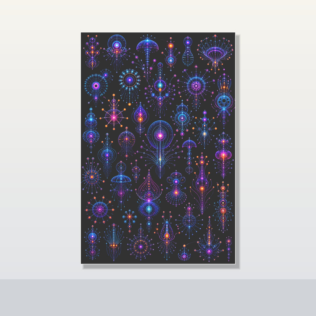 Deep Signal Menagerie original KOSVYRE poster shown on a clean unframed display
