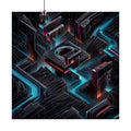 Echoes in the Salt Machine original KOSVYRE art print displayed with binder clips