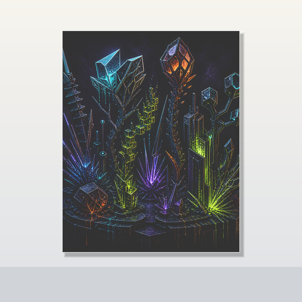 Entropy Garden original KOSVYRE poster shown on a clean unframed display