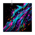 Feral Geometry Index original KOSVYRE art print displayed with binder clips
