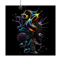 Ferrofluid Menagerie original KOSVYRE art print displayed with binder clips